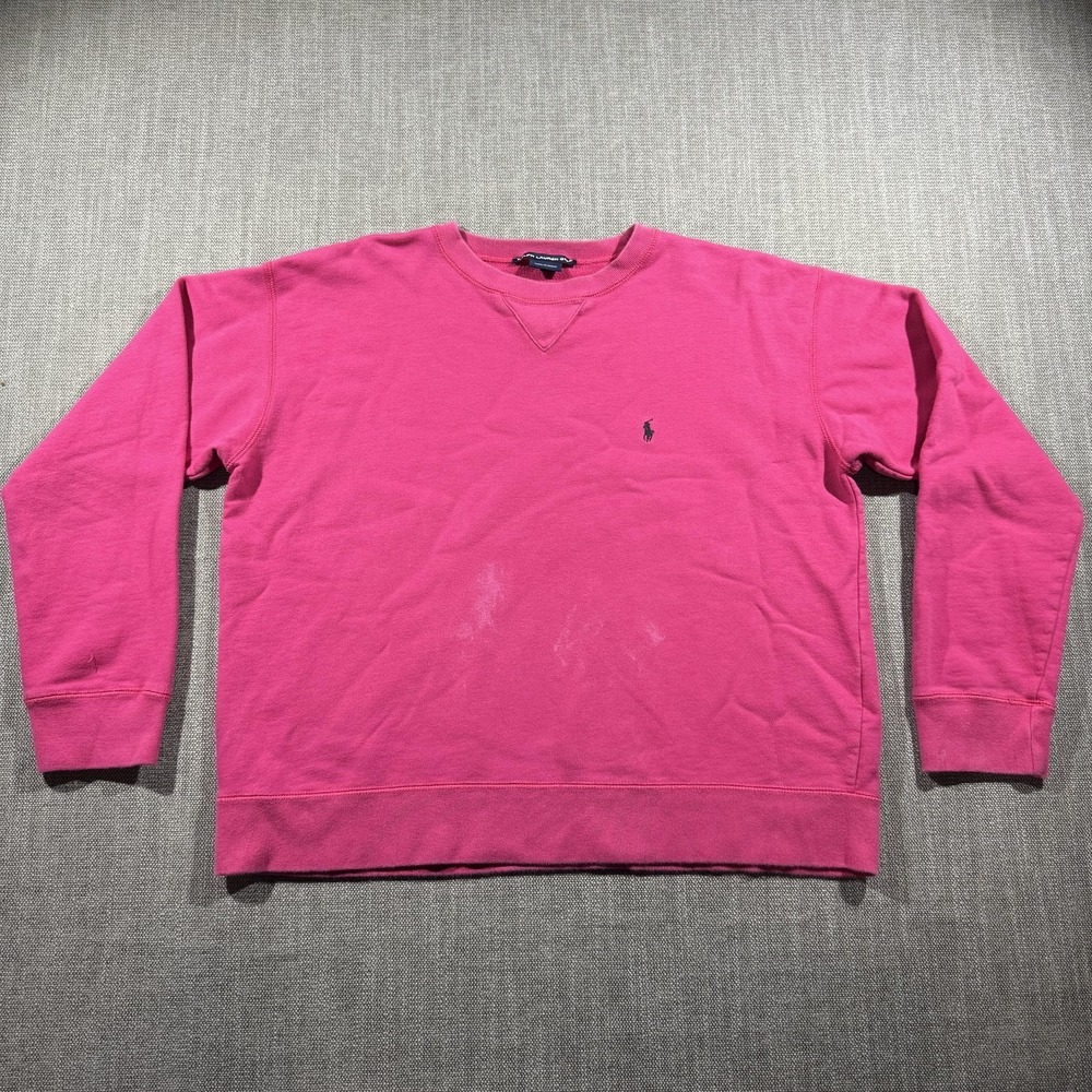 Ralph Lauren Golf Sweatshirts Mens Large XL Pink Blue Crewneck Pullover Lot - Picture 2 of 16